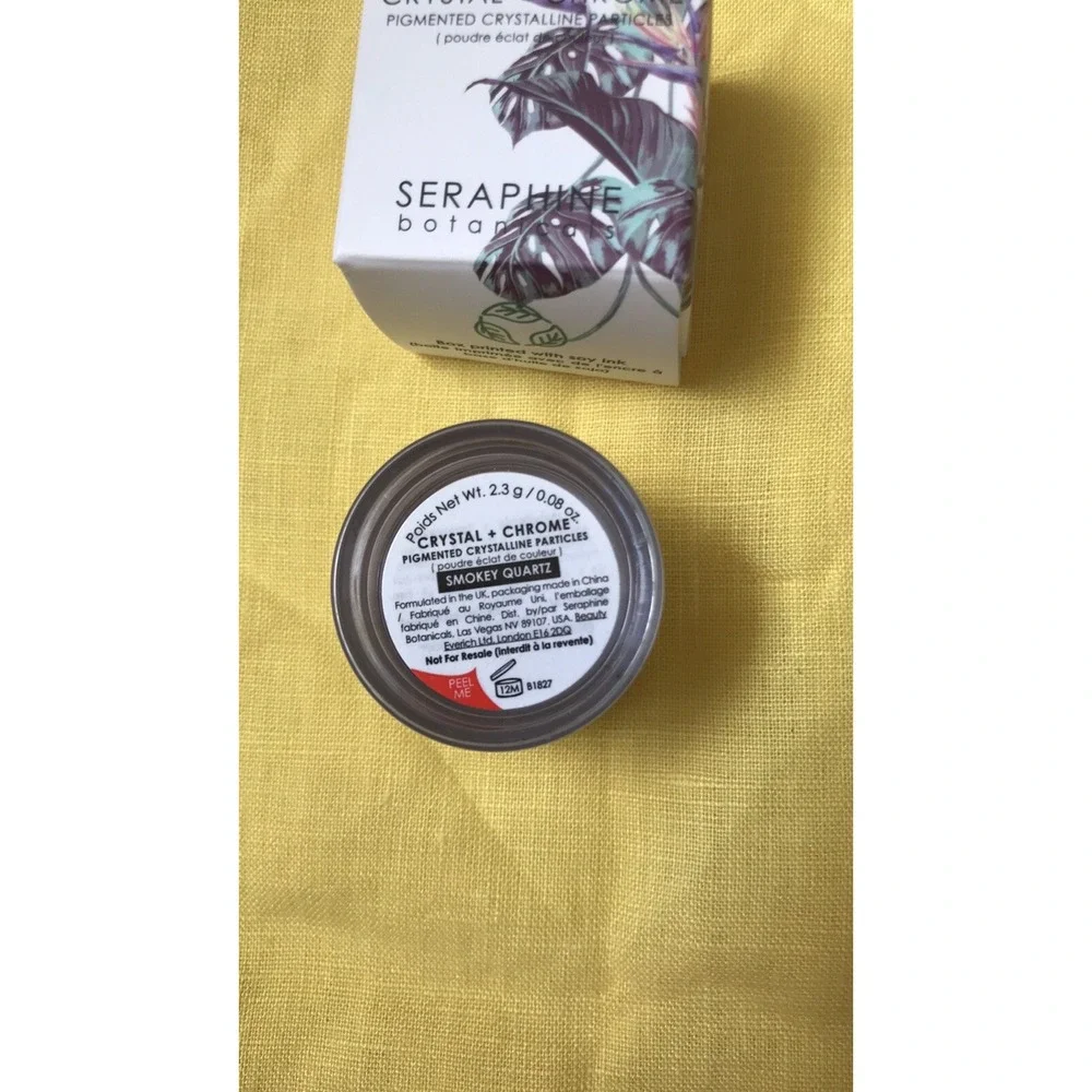 Seraphine Botanicals Crystal + Chrome Smokey Quartz Eye Shadow .08oz‎